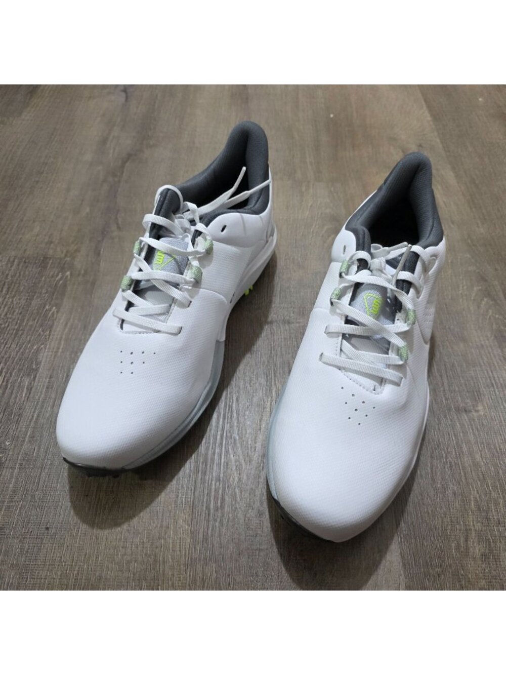Under Armour Men's Golf Drive Pro HOVR Spiked Shoes White Grey Size 11.5 US
